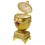 Caseta din coaja de ou pe cutiuta muzicala "Royal Gold"
