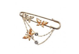 Golden Spring - brosa cu cristale Swarovski