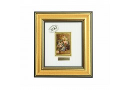 Tablou "Buchet de primavara" Renoir - pe foita de aur de 23 Kt.