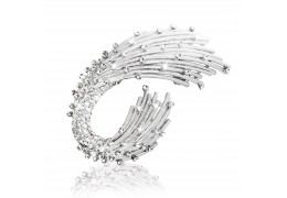 Silver Wings - brosa cu cristale Swarovski