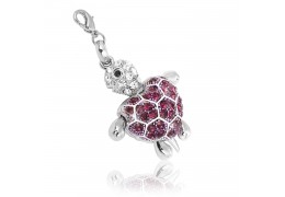 Happy turtle -  breloc cu cristale Swarovski