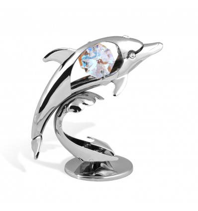 Delfin cu cristale Swarovski