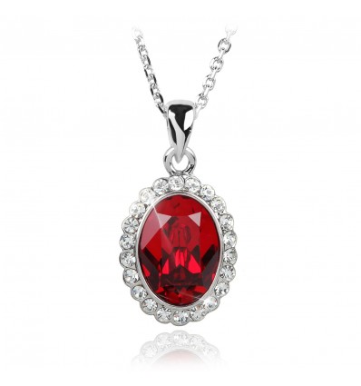 Red Passion  - Colier cu cristale Swarovski