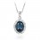 Blue Passion - Colier cu cristale Swarovski