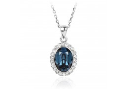 Blue Passion - Colier cu cristale Swarovski