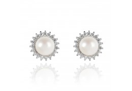 Magic Pearl - Cercei cu perla si cristale - PARURE MILANO