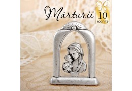 Statuete argintate - oferta de 10 marturii de nunta