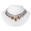 Colier cu cristale Swarovski GARNET - PARURE Milano