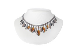 Colier cu cristale Swarovski GARNET - PARURE Milano