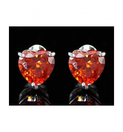 Cercei cu cristal " Red Heart"