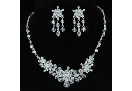 Set de bijuterii cu cristale Swarovski pentru mireasa