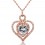 Colier din argint 925 Rose Gold Heart