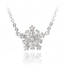 Colier Crystal Snowflake