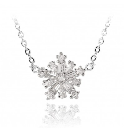 Colier Crystal Snowflake