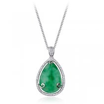Colier "Classic Emerald"