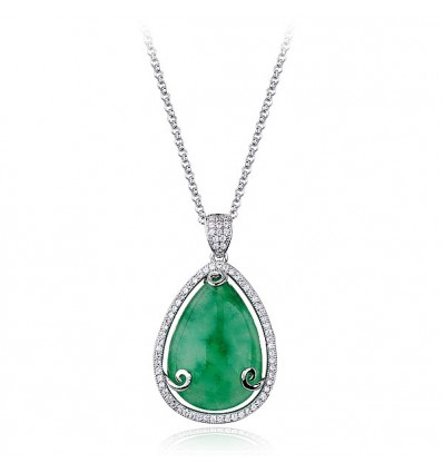 Colier "Classic Emerald"