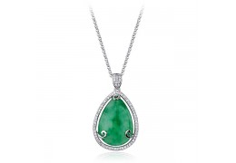 Colier "Classic Emerald"