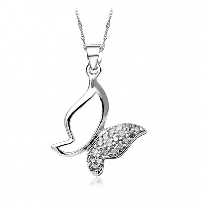 Pandantiv din argint cu cristale cubic zirconia"Innocence"