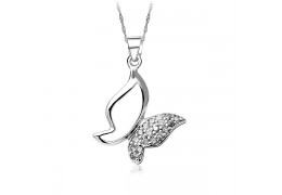 Pandantiv din argint cu cristale cubic zirconia"Innocence"