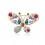 Brosa cu cristale Swarovski Elements - "Spring Mood"