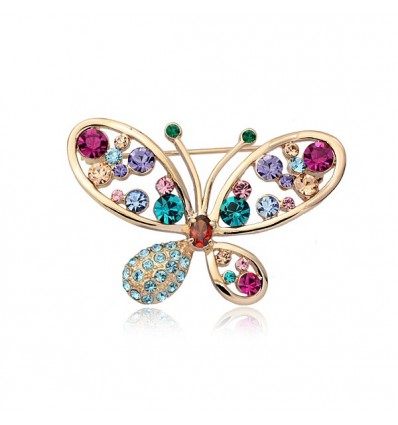 Brosa cu cristale Swarovski Elements - "Spring Mood"