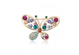 Brosa cu cristale Swarovski Elements - "Spring Mood"