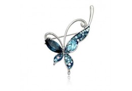 Brosa cu cristale Swarovski Elements - "Night Elegance"