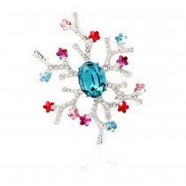 Brosa cu cristale Swarovski - "Spring Blossom"