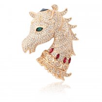 Brosa cu cristale Swarovski  - "Year of The Horse"