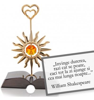 Shakespeare-"Despre optimism"-citat motivational Swarovski