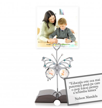 Nelson Mandela-despre educatie-Citat motivational Swarovski