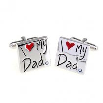 Butoni pentru camasa - "I love My Dad"