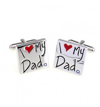 Butoni pentru camasa - "I love My Dad"