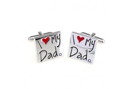 Butoni pentru camasa - "I love My Dad"