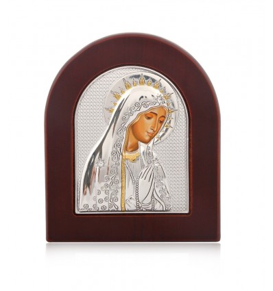 Fecioara Maria - Icoana pe foita de argint