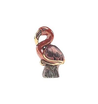 Flamingo din ceramica portelanata, de colectie - editie limitata