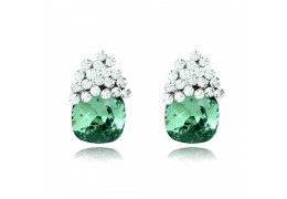 Cercei cu cristale Swarovski - PARURE Milano - "Sweet Green"