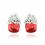 Cercei cu cristale Swarovski - PARURE Milano - "Sweet Red"