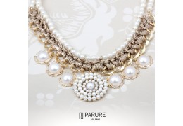 Colier statement cu perle - PARURE Milano