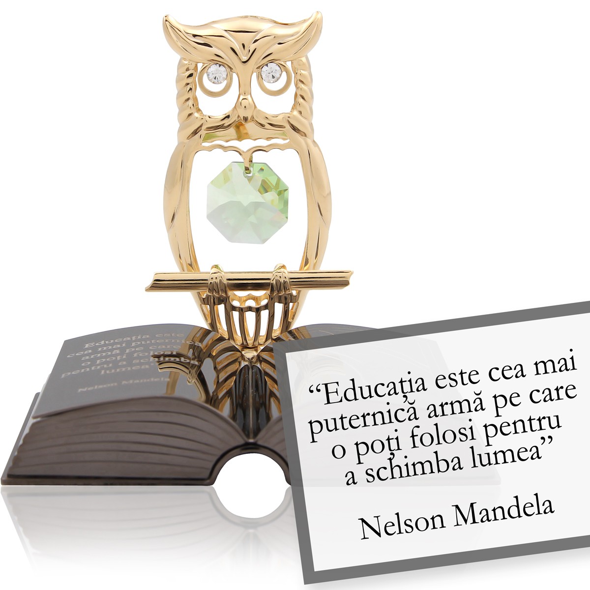 Nelson Mandela Colectia Citate Motivationale Cu Cristale Swarovski