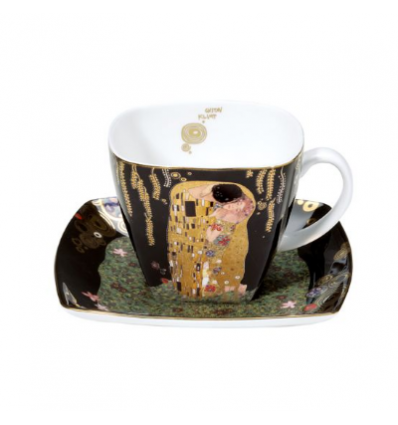 Ceasca de cafea sau cappuccino "Sarutul" Gustav Klimt - Goebel