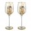 Set de 2 pahare de vin "Sarutul" Gustav Klimt - Goebel