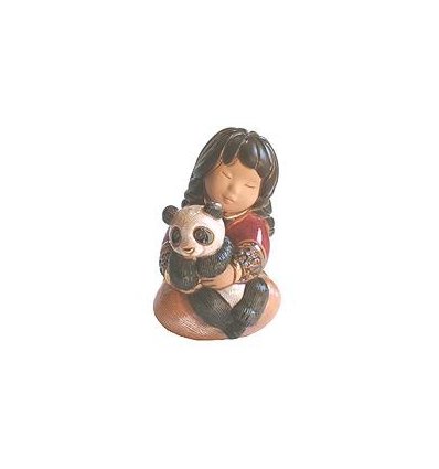 Eu si Panda al meu - figurina din ceramica