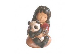Eu si Panda al meu - figurina din ceramica