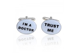 Butoni de camasa "Trust me, I'm a doctor"