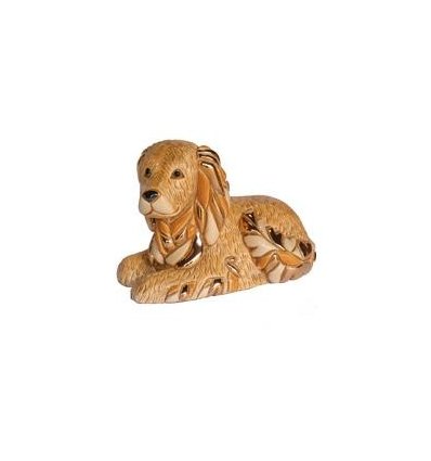 Caine Golden Retreiver din ceramica portelanata