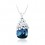 Colier cu cristale Swarovski - PARURE Milano - "Sweet Blue"