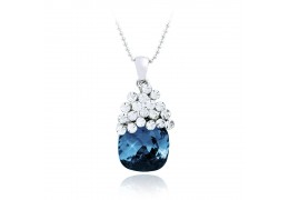 Colier cu cristale Swarovski - PARURE Milano - "Sweet Blue"