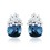 Cercei cu cristale Swarovski - PARURE Milano - "Sweet Blue"
