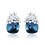 Cercei cu cristale Swarovski - PARURE Milano - "Sweet Blue"